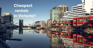 Where are the cheapest rentals in Victoria?